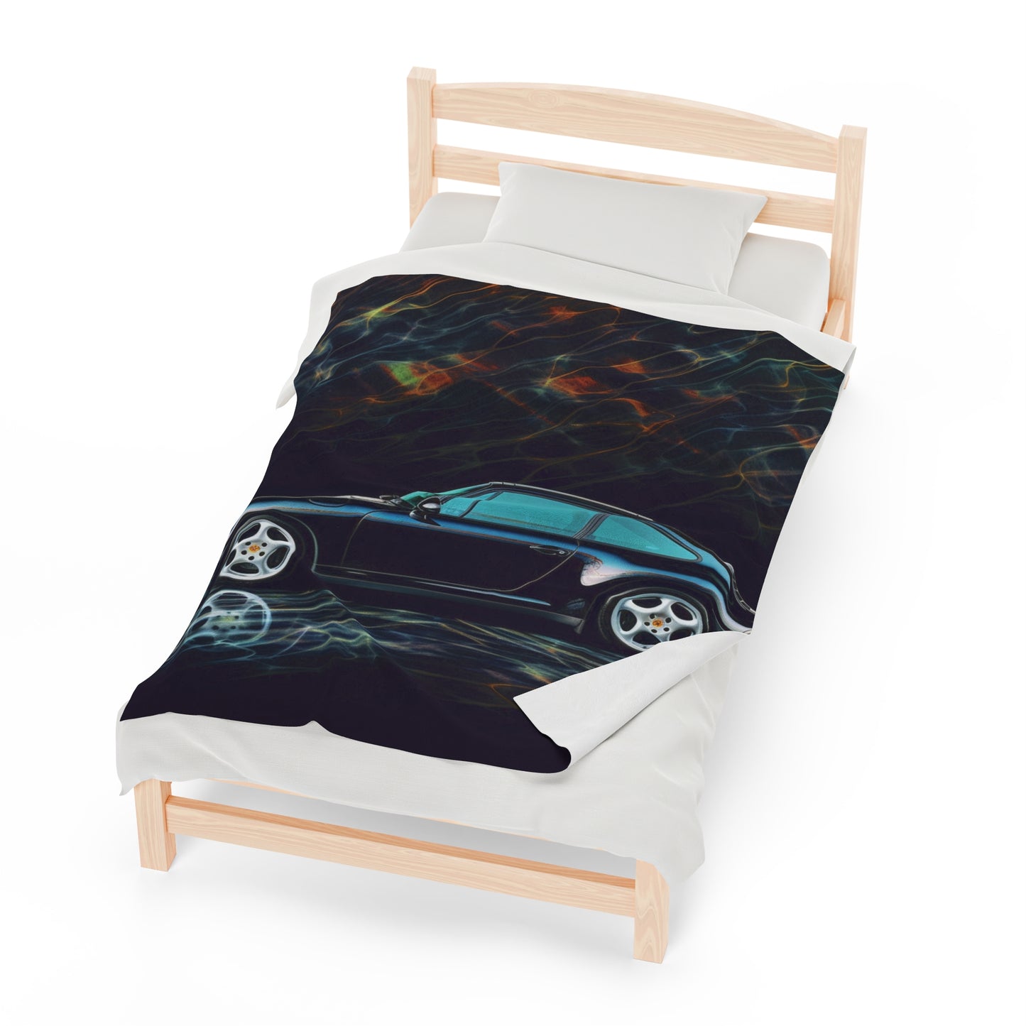 Velveteen Plush Blanket Porsche 933 2