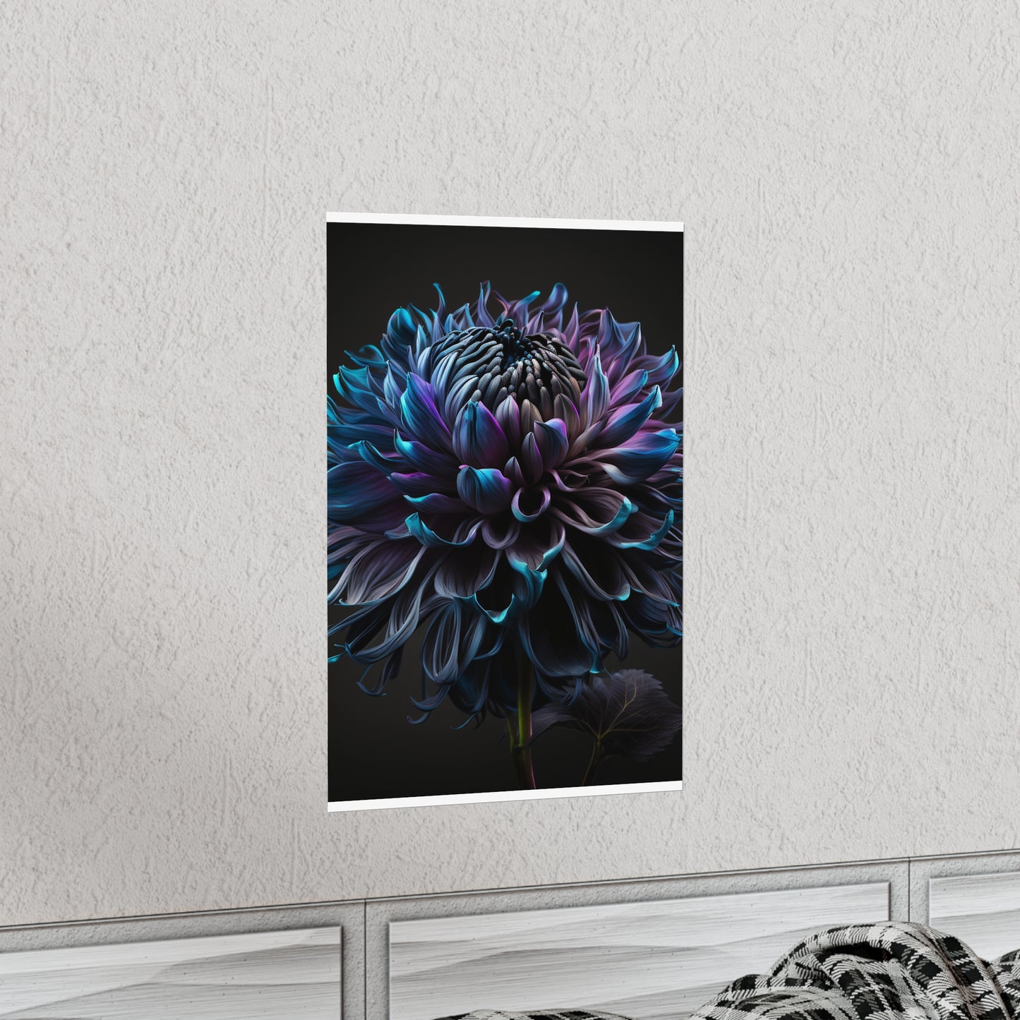 Premium Matte Vertical Posters Dahlia Purple 3