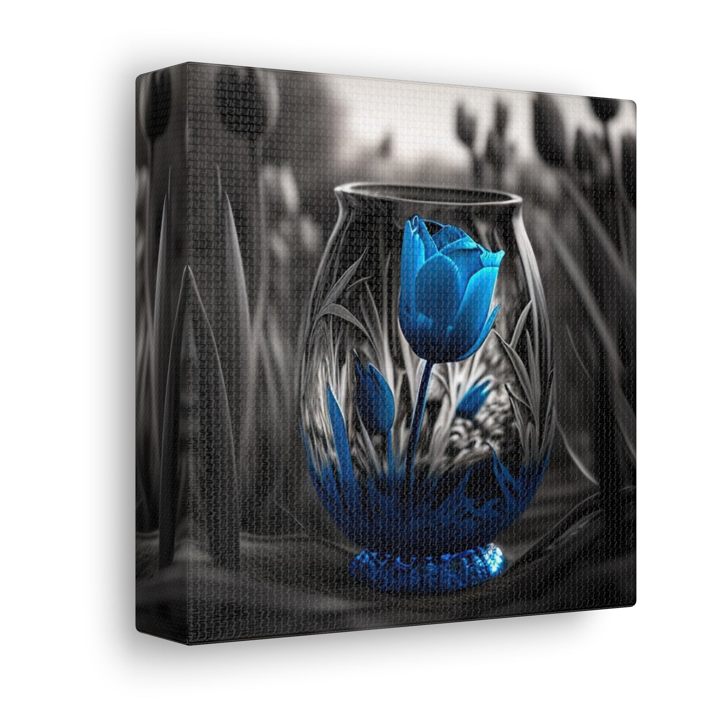 Canvas Gallery Wraps Tulip Blue 3