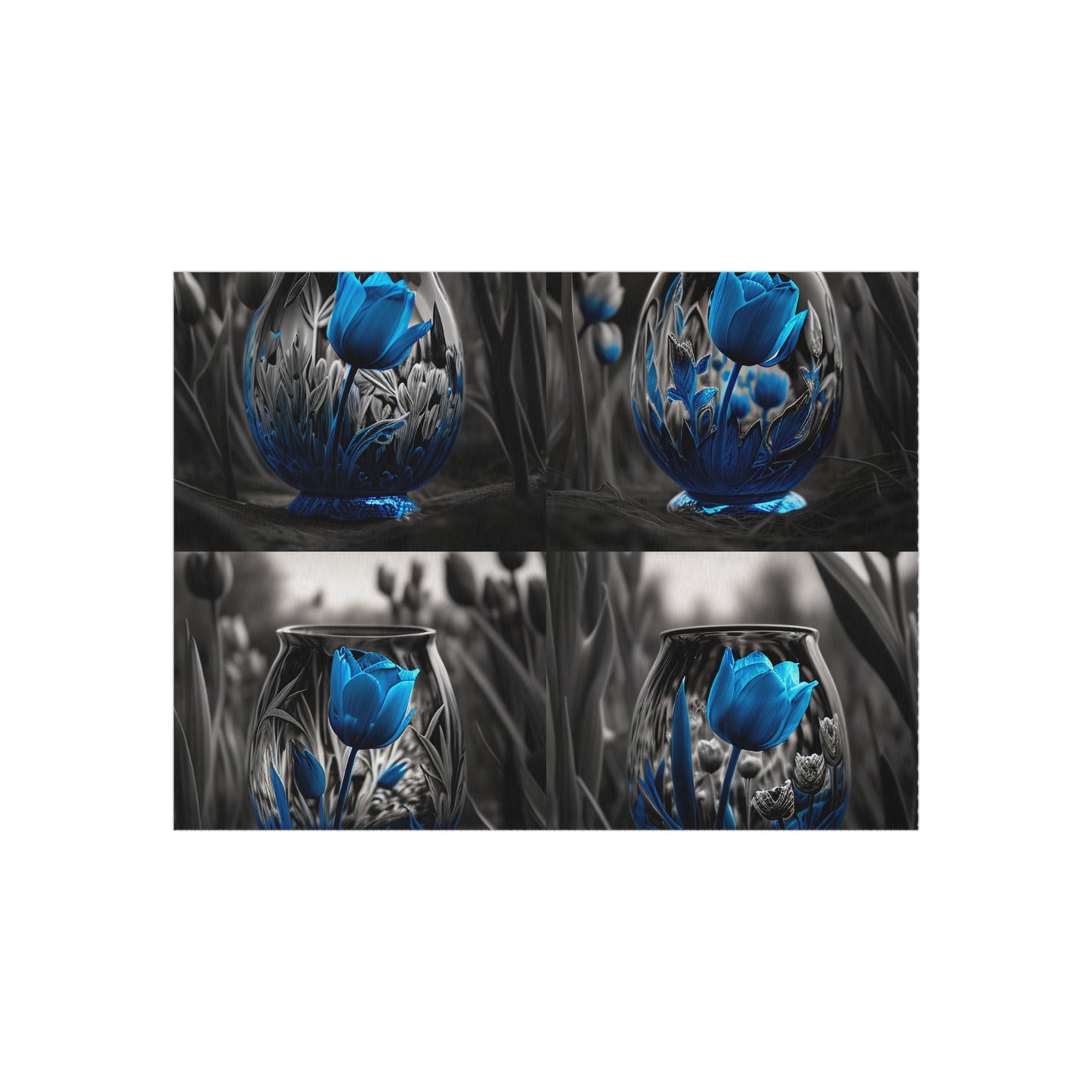 Outdoor Rug  Tulip Blue 5