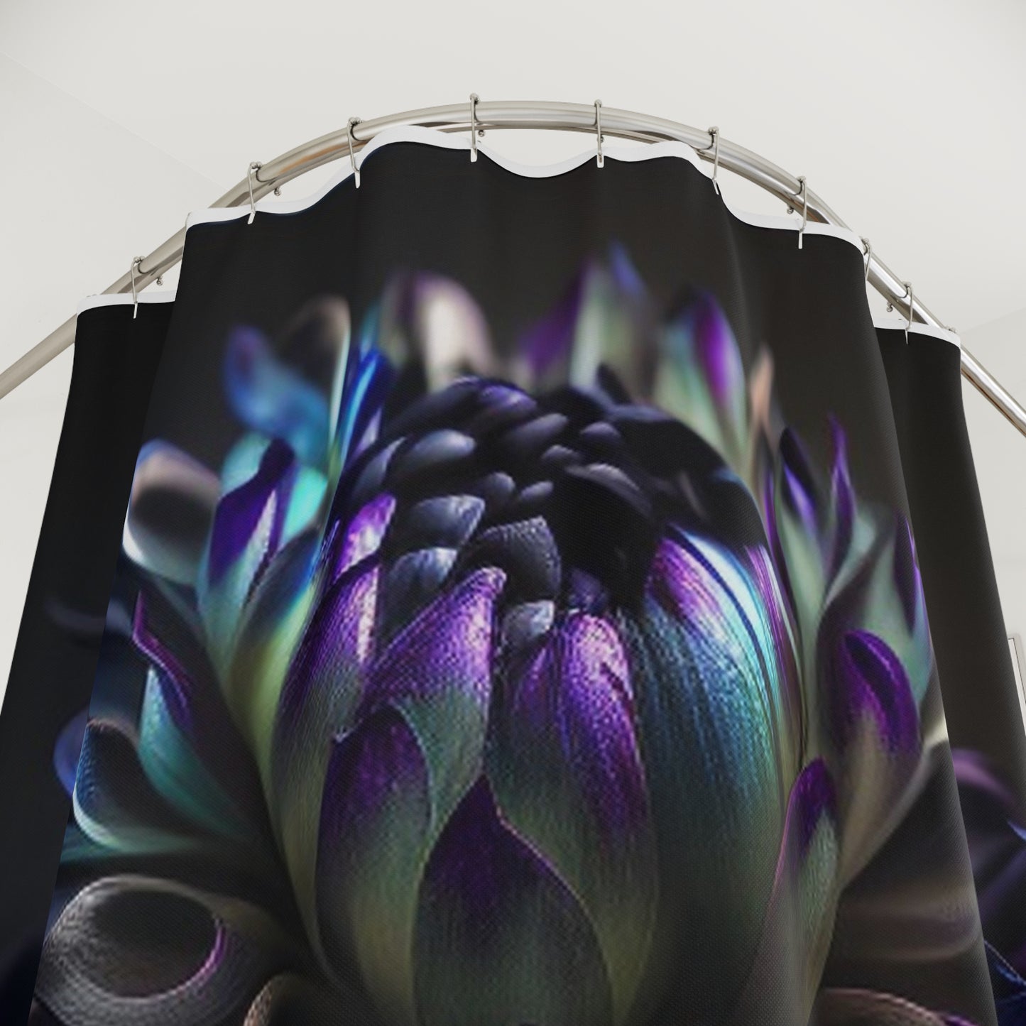 Polyester Shower Curtain Dahlia Purple 4