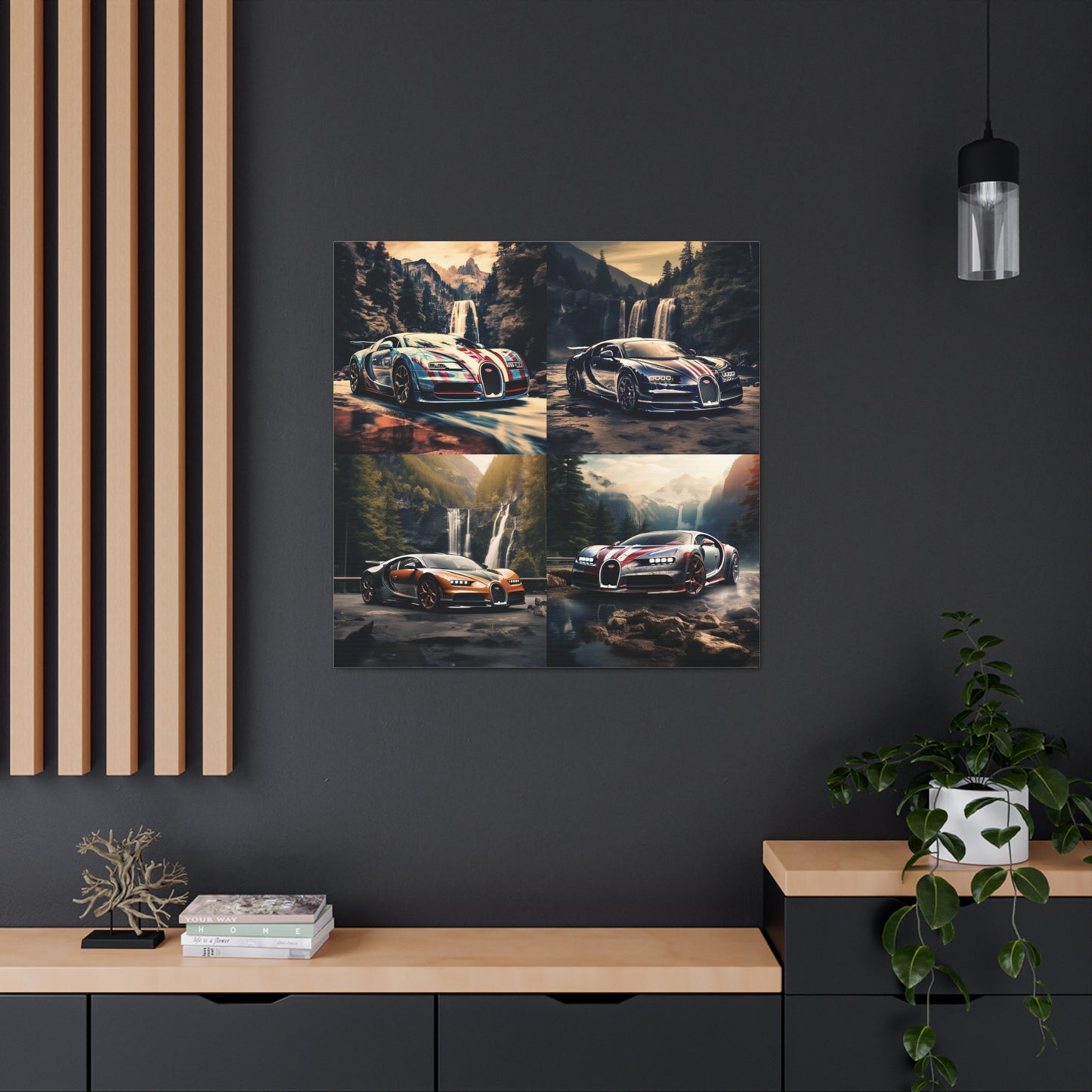 Canvas Gallery Wraps Bugatti Waterfall 5