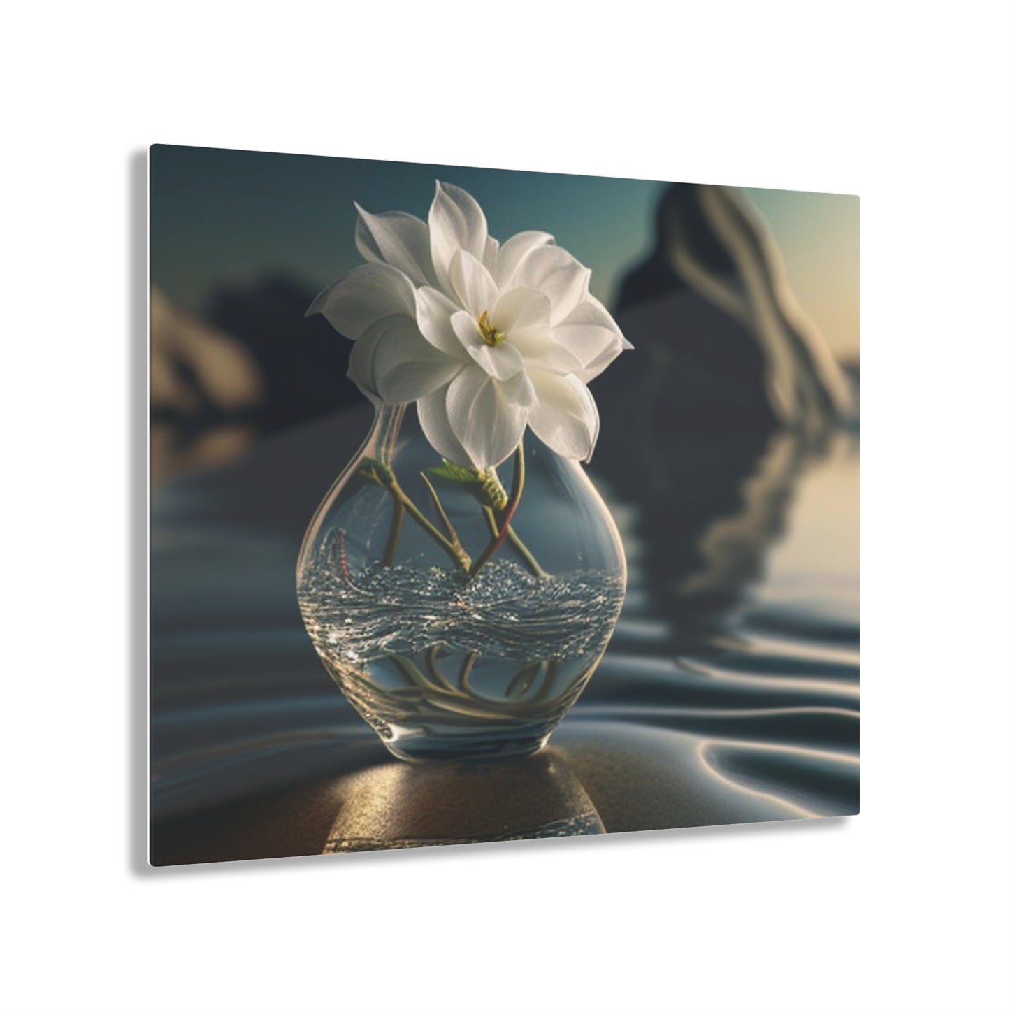 Acrylic Prints Jasmine glass vase 4