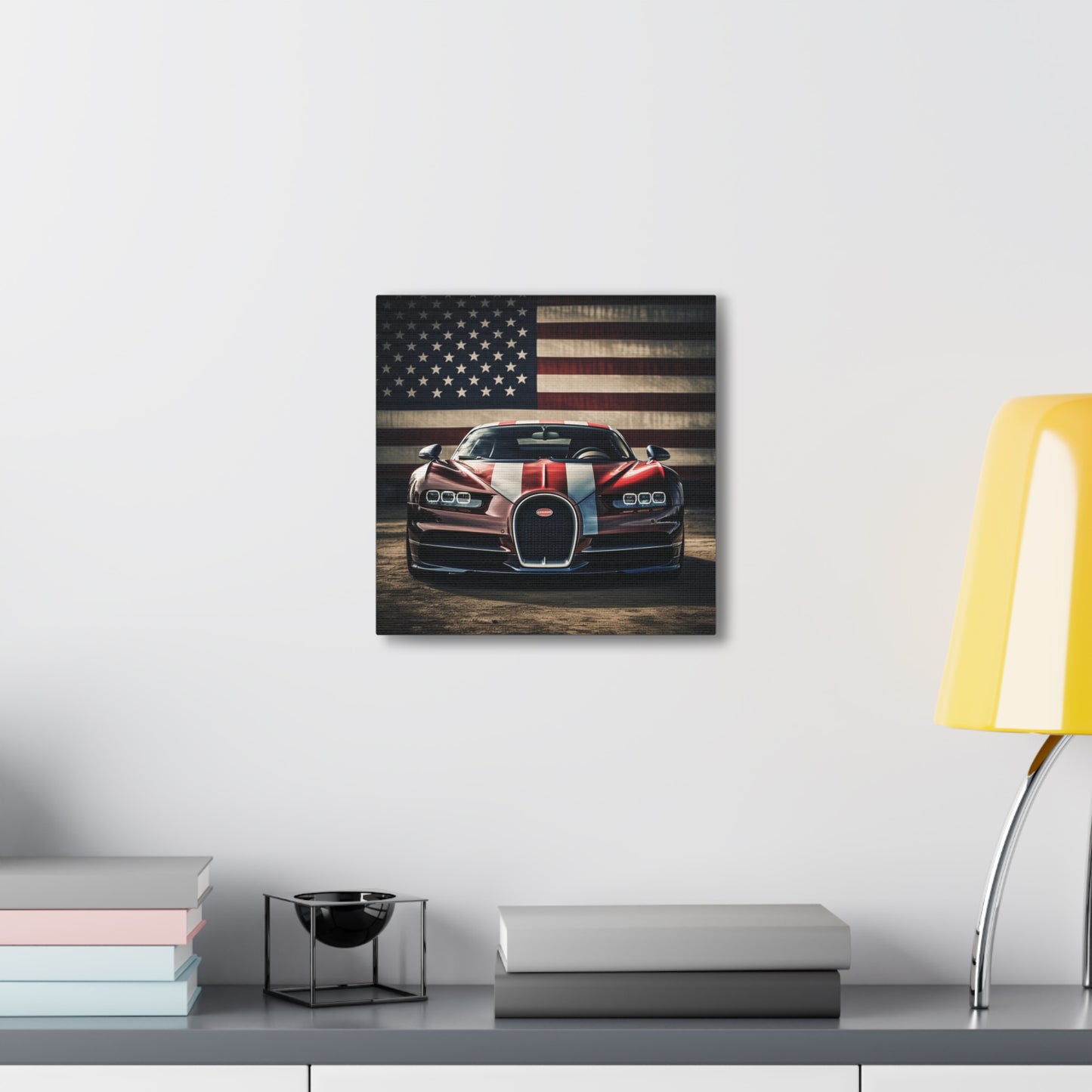 Canvas Gallery Wraps Bugatti Flag 1