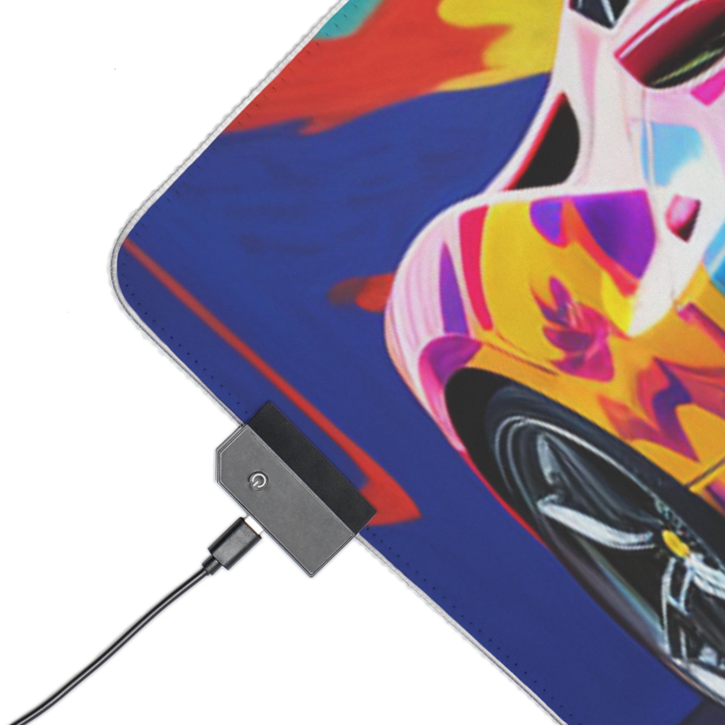 LED Gaming Mouse Pad Hyper Colorfull Ferrari 3