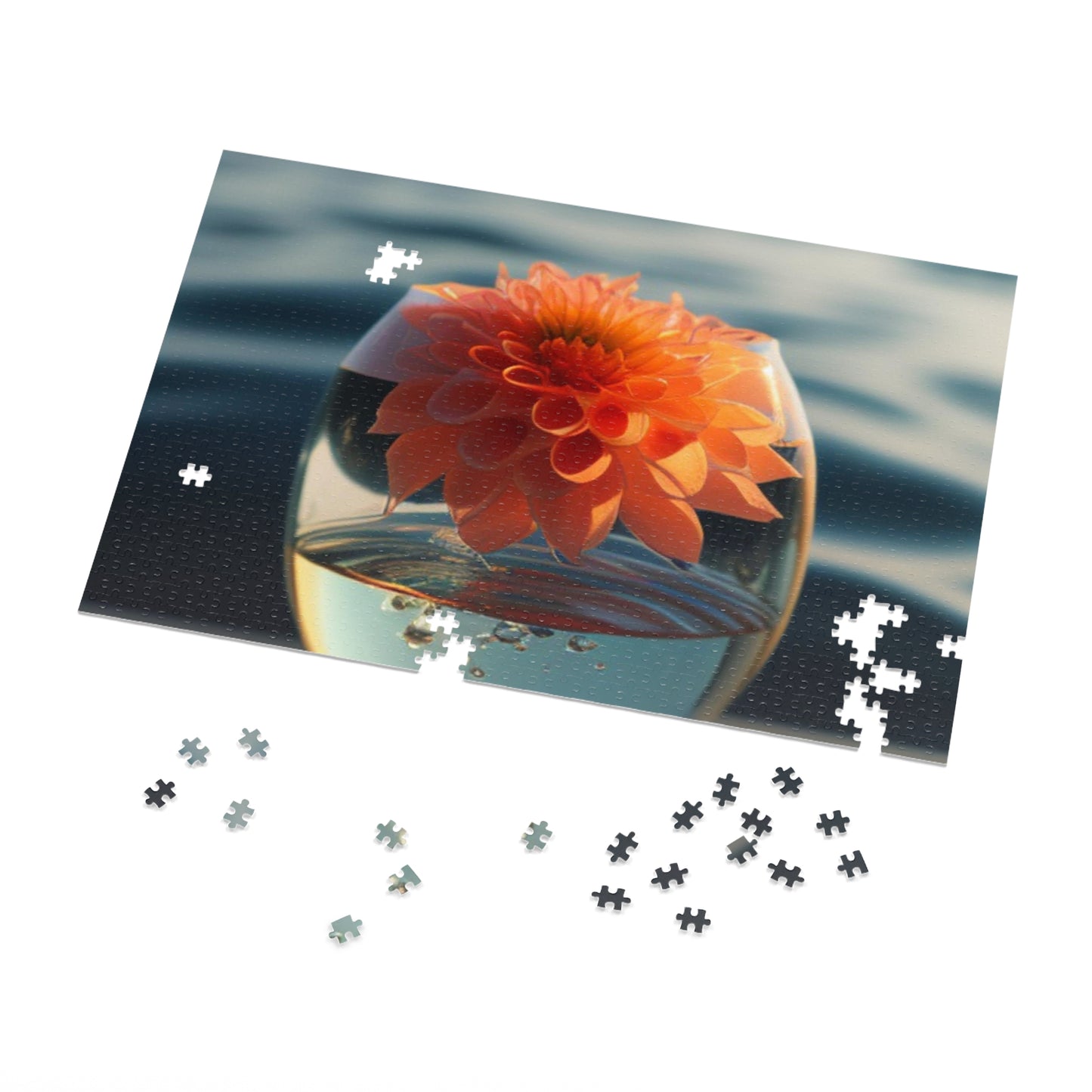 Jigsaw Puzzle (30, 110, 252, 500,1000-Piece) Dahlia Orange 2