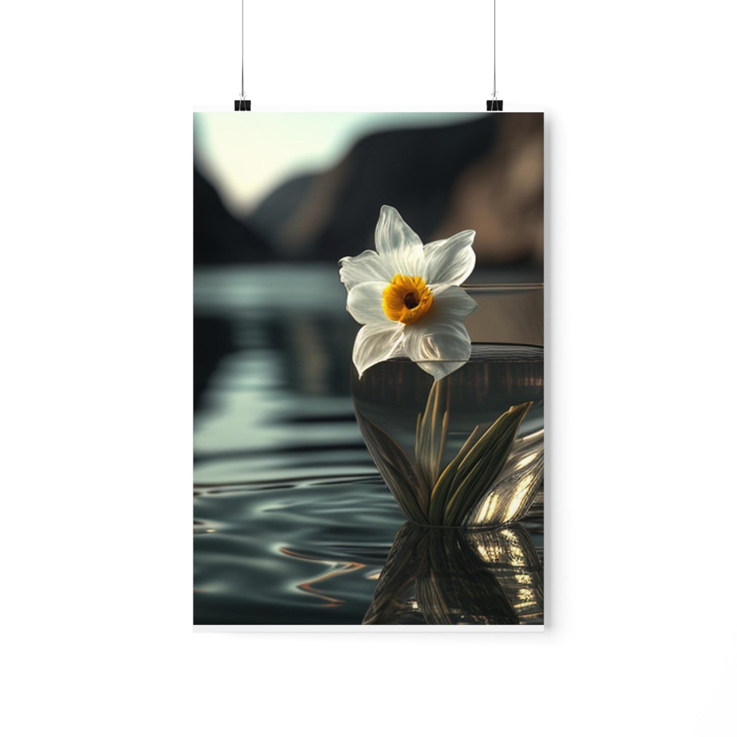 Premium Matte Vertical Posters Daffodil 2