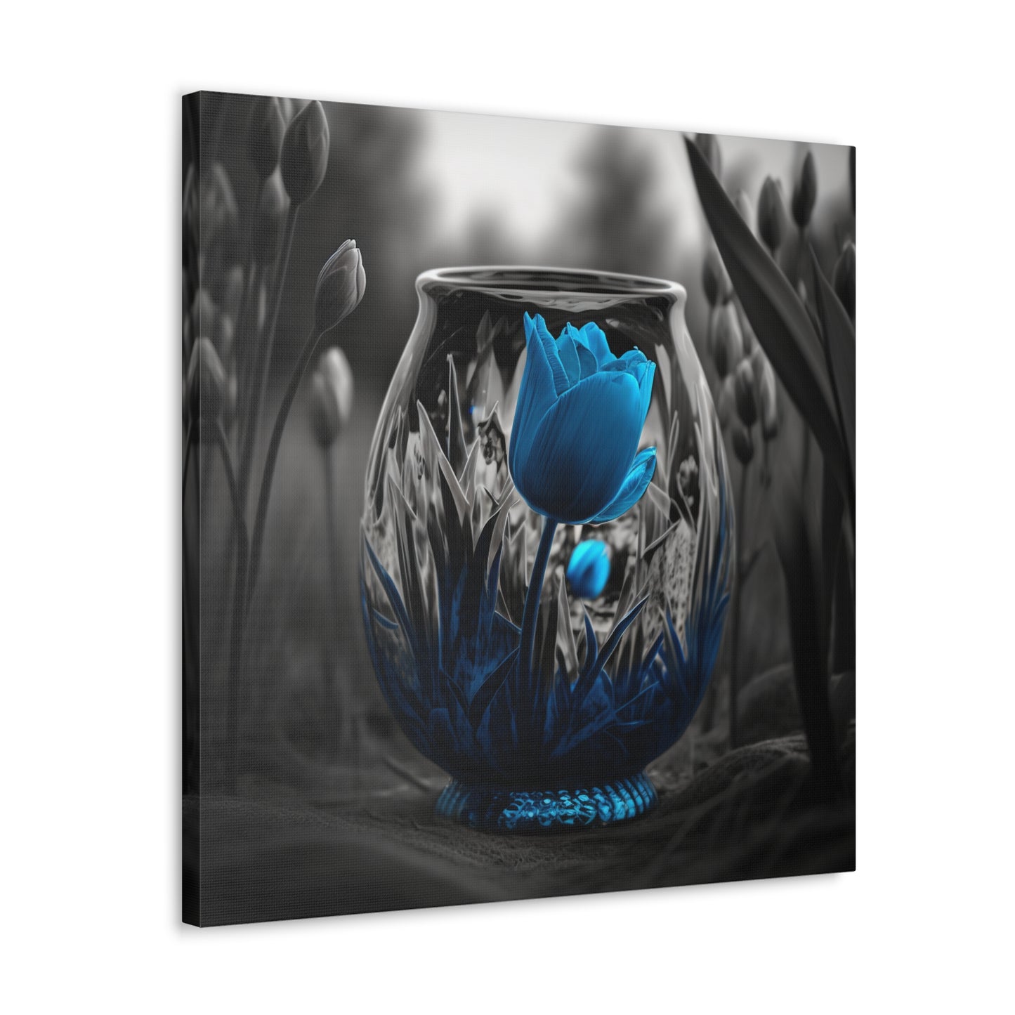 Canvas Gallery Wraps Tulip Blue 6