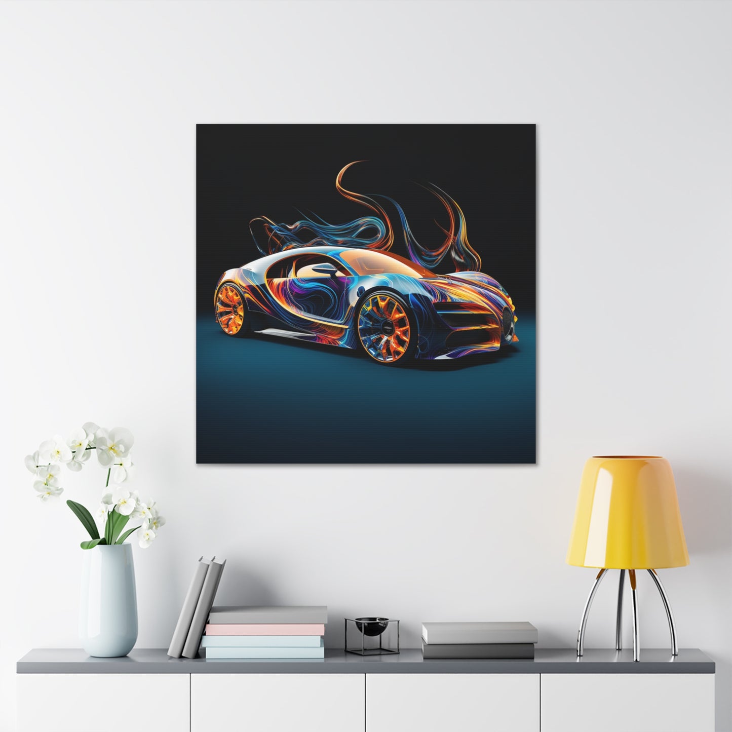 Canvas Gallery Wraps Bugatti Abstract Flair 2