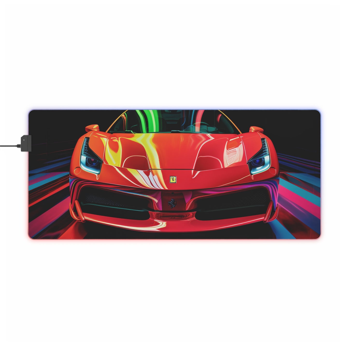 LED Gaming Mouse Pad Ferrari Flair Macro 3