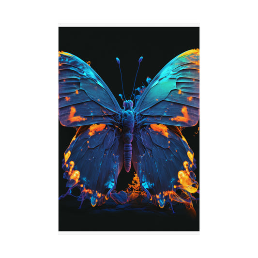 Premium Matte Vertical Posters Thermal Butterfly 3