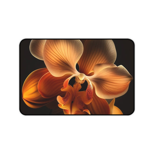 Desk Mat Orange Orchid 2