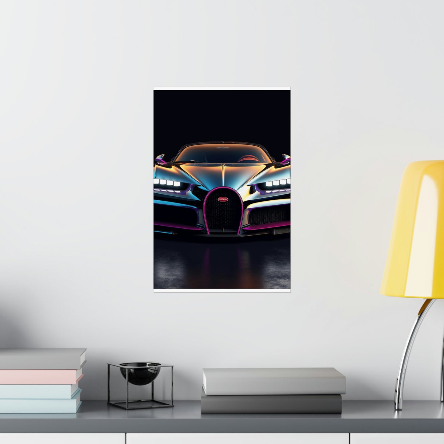 Premium Matte Vertical Posters Hyper Bugatti Chiron 1