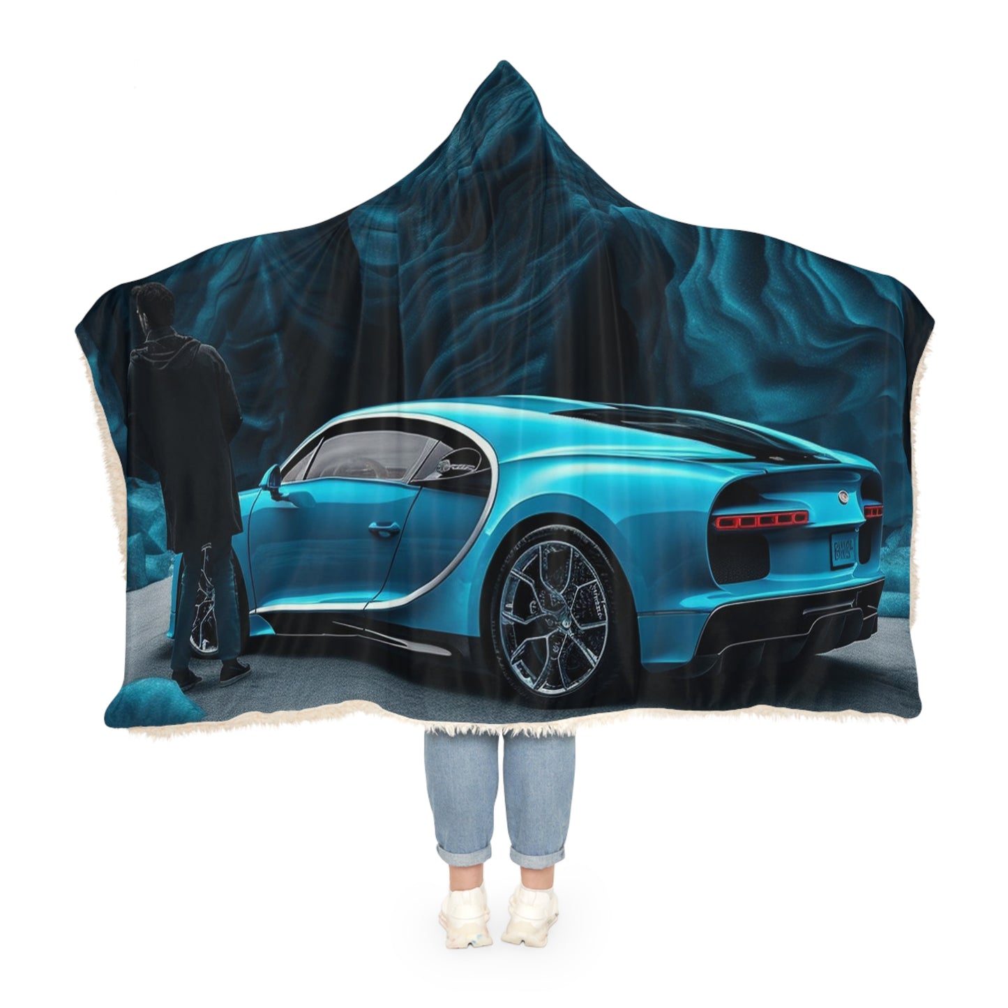 Snuggle Hooded Blanket Bugatti Real Look 3