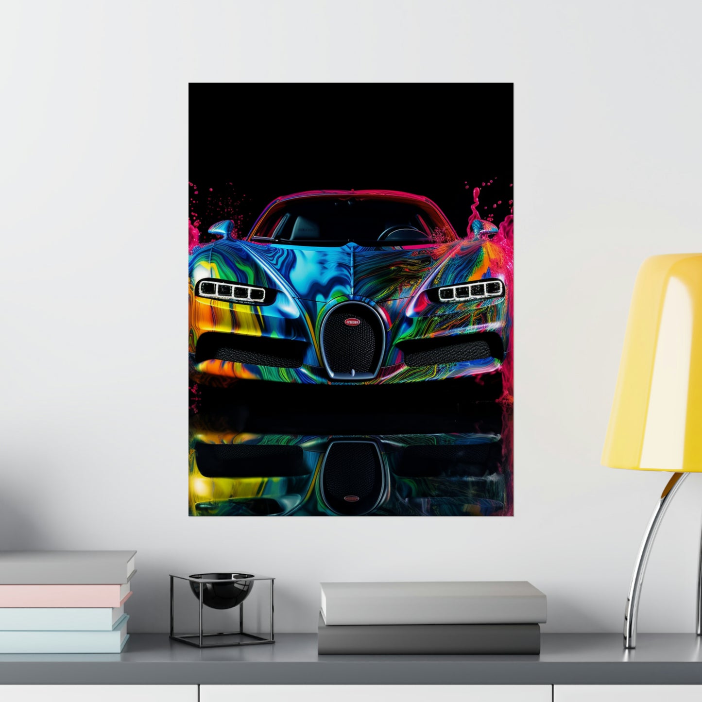 Premium Matte Vertical Posters Bugatti Water 4