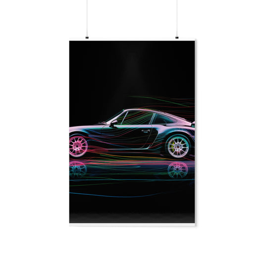 Premium Matte Vertical Posters Porsche 933 1