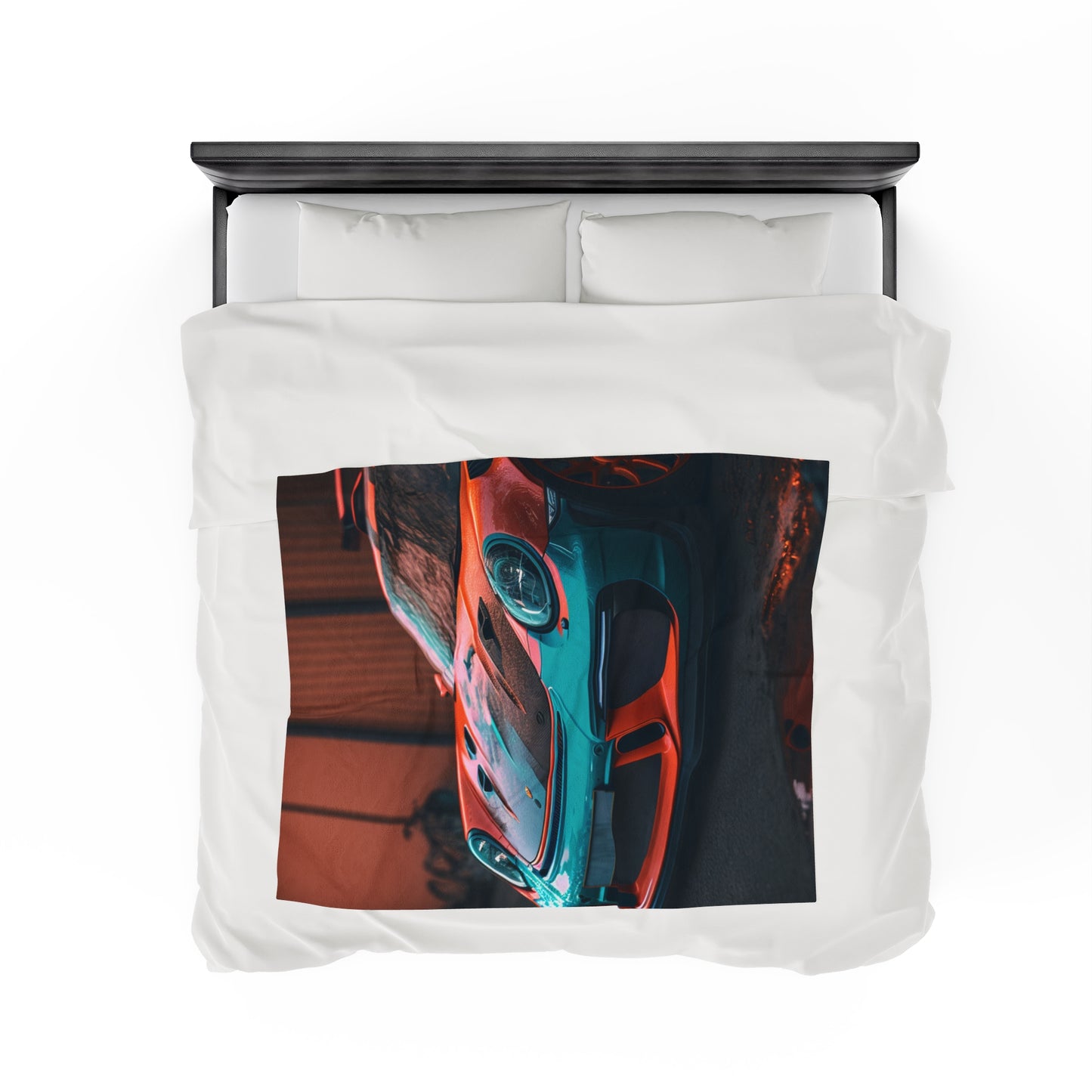 Velveteen Plush Blanket porsche 911 gt3 3