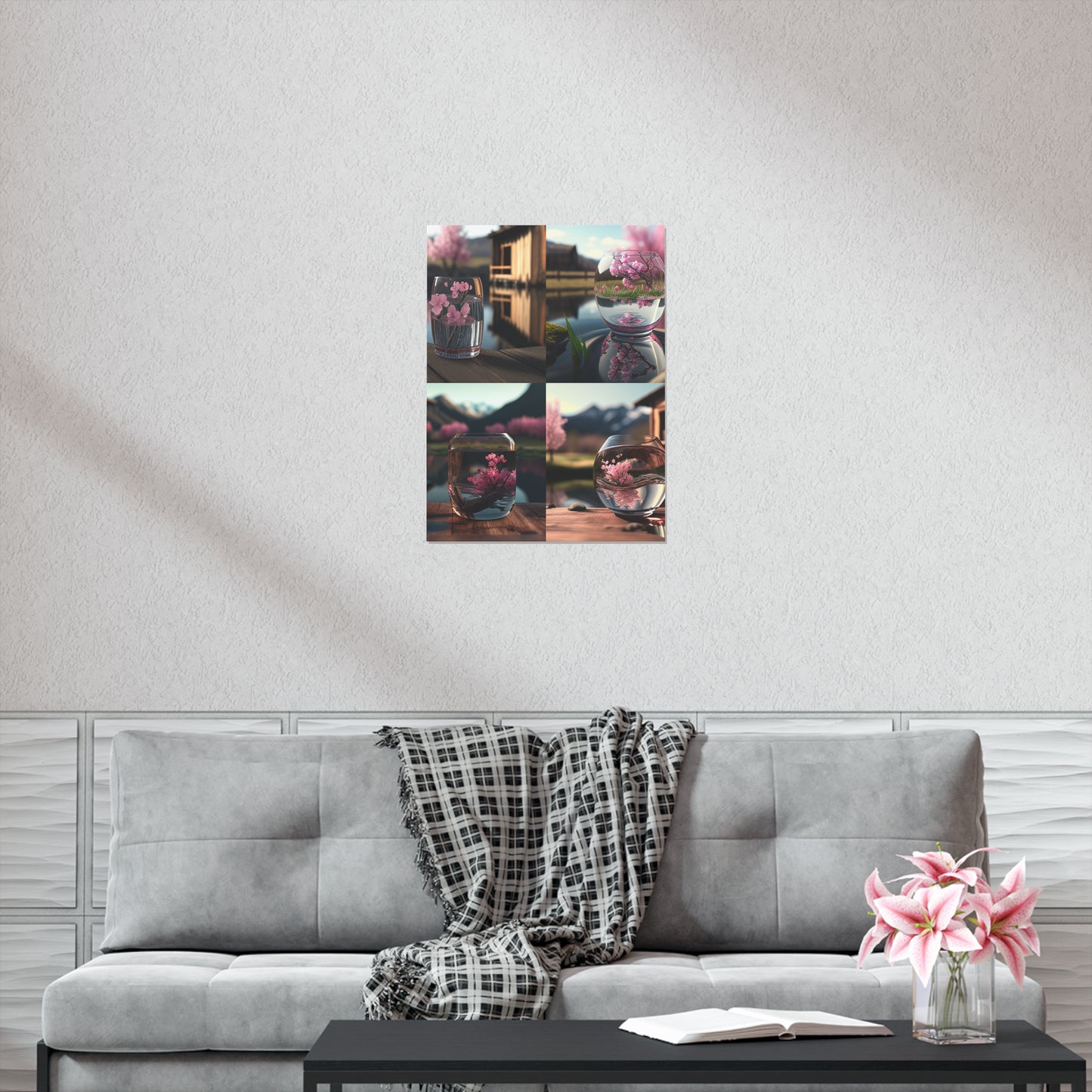 Premium Matte Vertical Posters Cherry Blossom 5