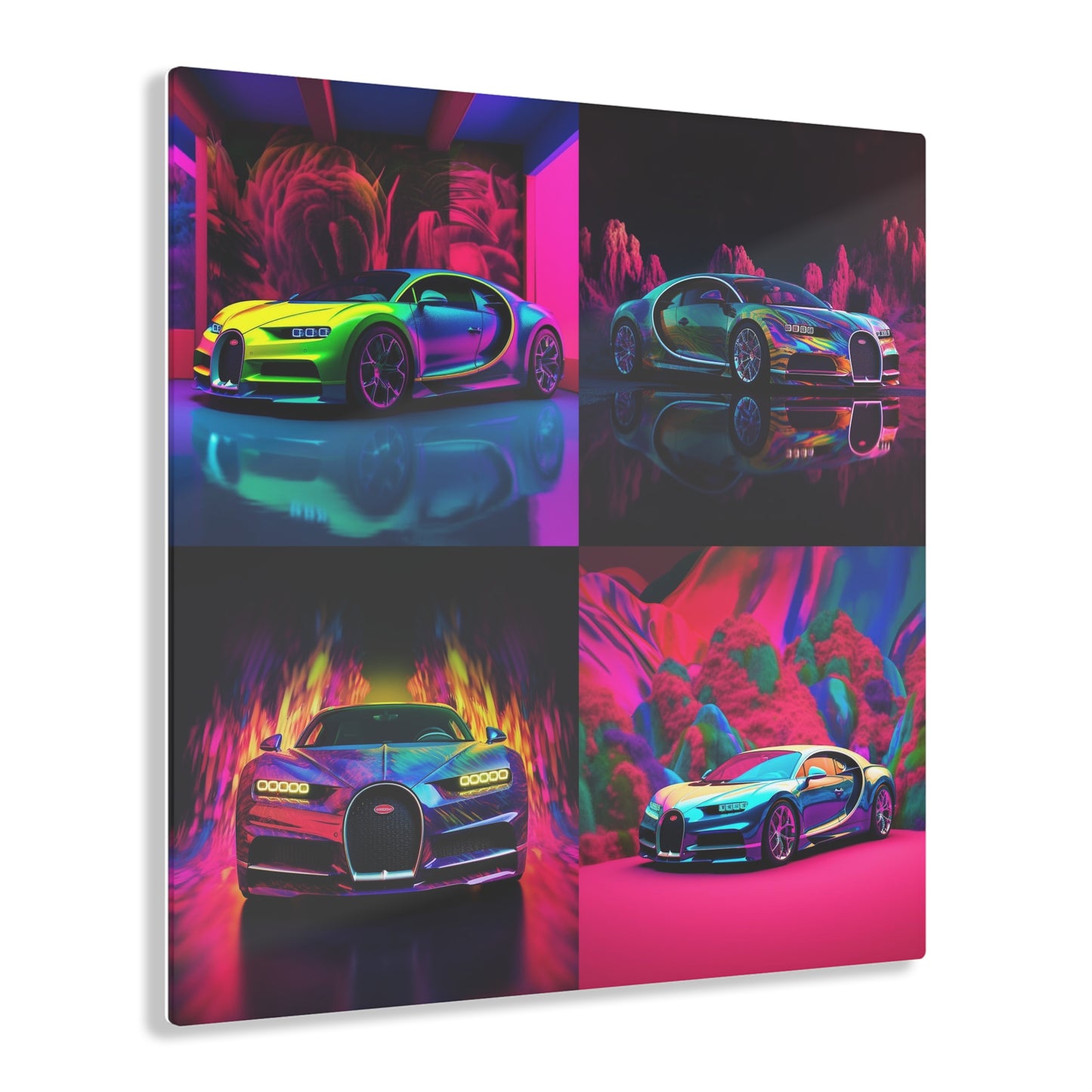 Acrylic Prints Florescent Bugatti Flair 5