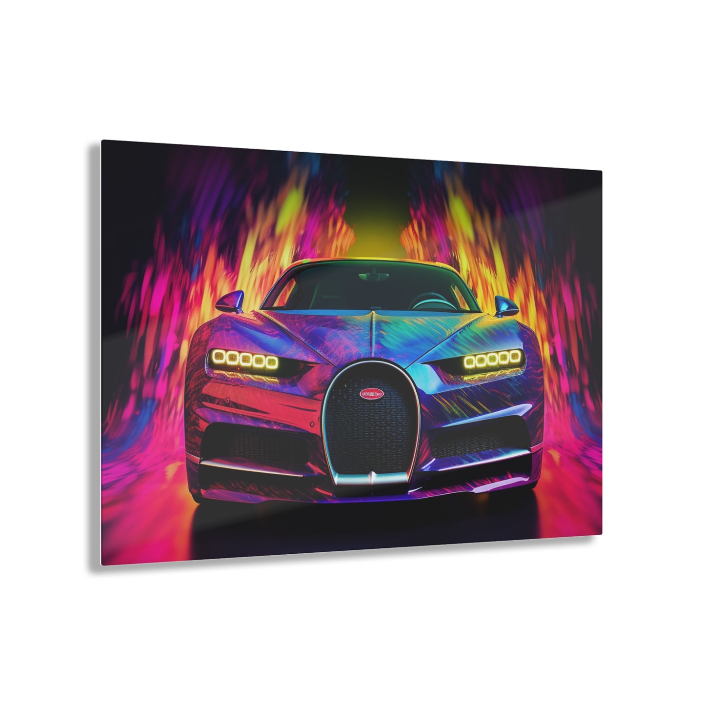 Acrylic Prints Florescent Bugatti Flair 3