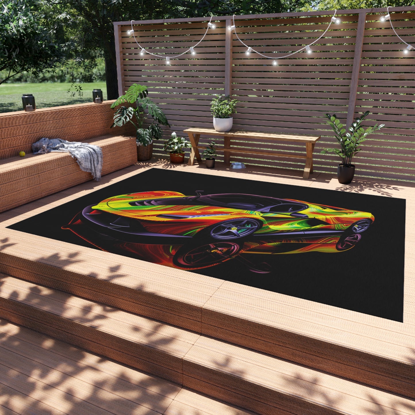 Outdoor Rug  Ferrari Neon 4