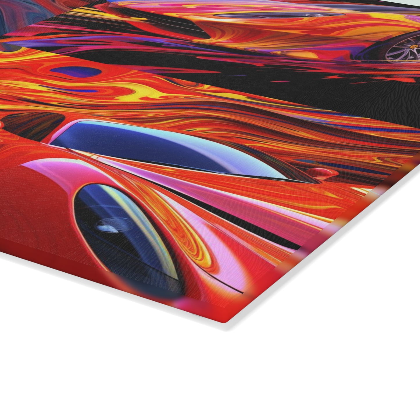 Glass Cutting Board Ferrari Water Fusion 5