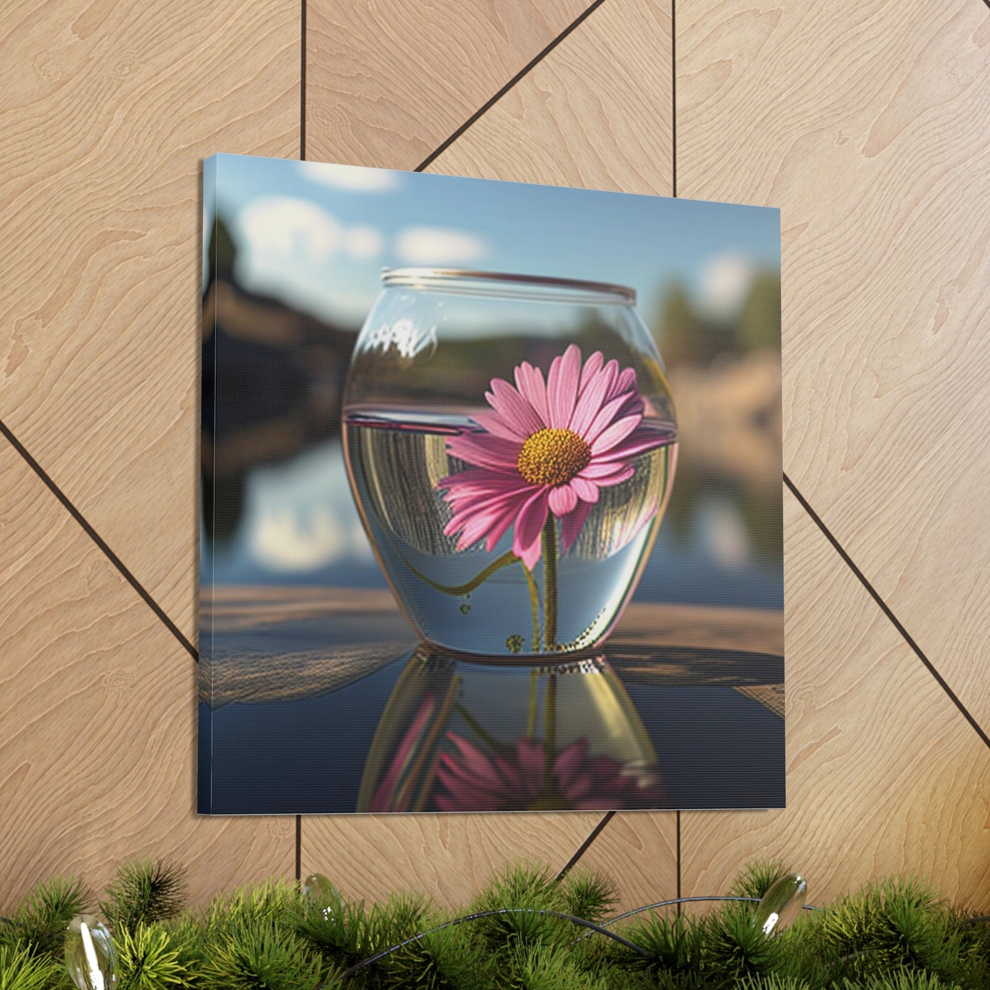 Canvas Gallery Wraps Pink Daisy 3