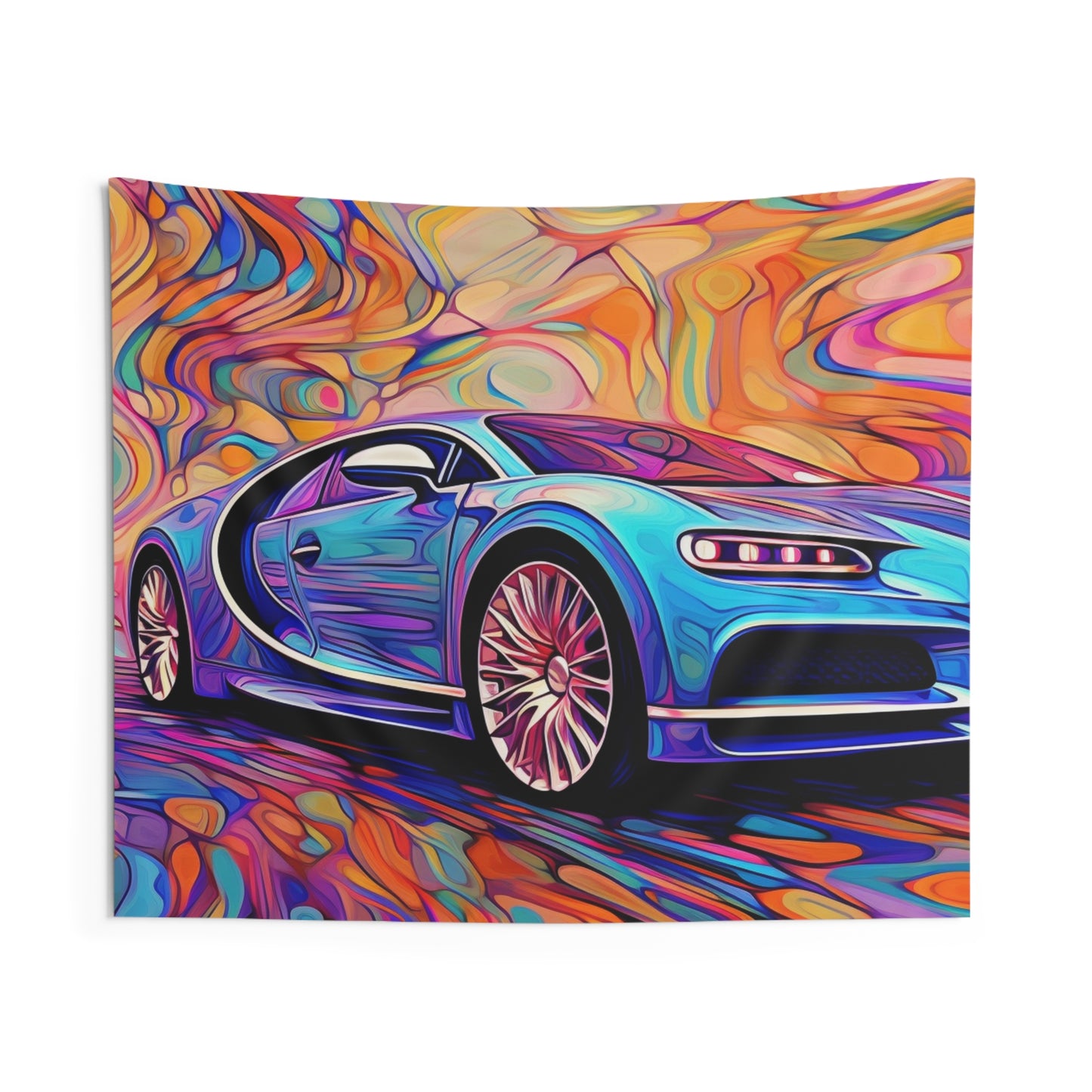 Indoor Wall Tapestries Bugatti Abstract Concept 3