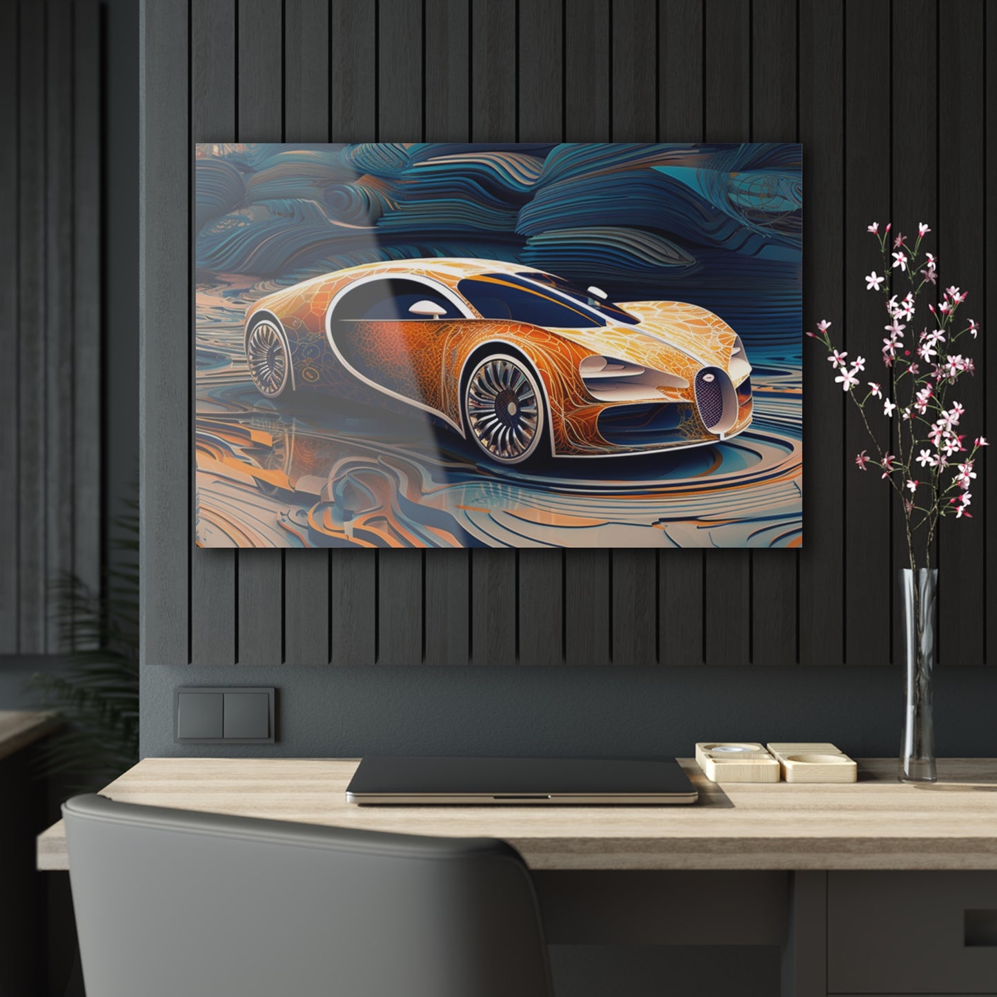 Acrylic Prints Bugatti Abstract Flair 1