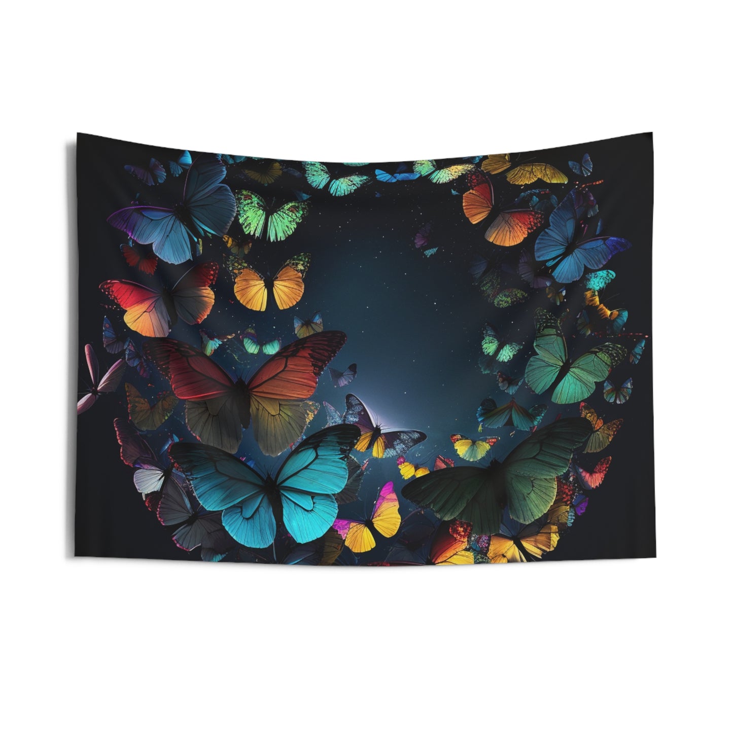 Indoor Wall Tapestries Moon Butterfly 3