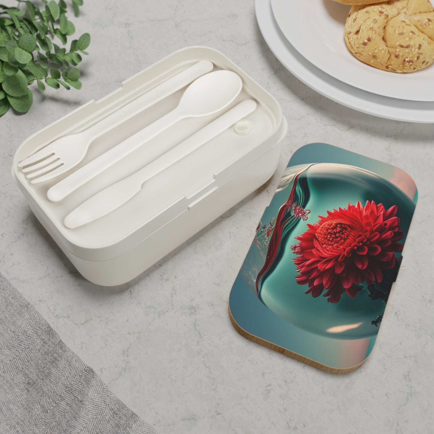 Bento Lunch Box Chrysanthemum 4