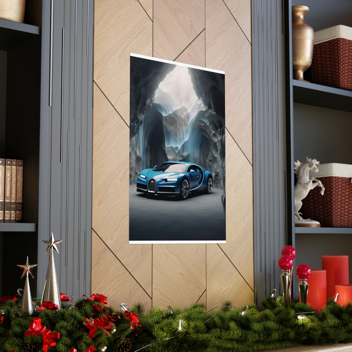 Premium Matte Vertical Posters Bugatti Real Look 2