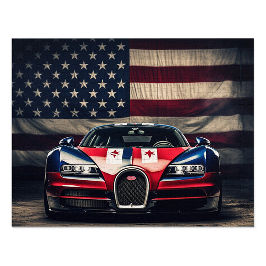 Jigsaw Puzzle (30, 110, 252, 500,1000-Piece) Bugatti American Flag 3