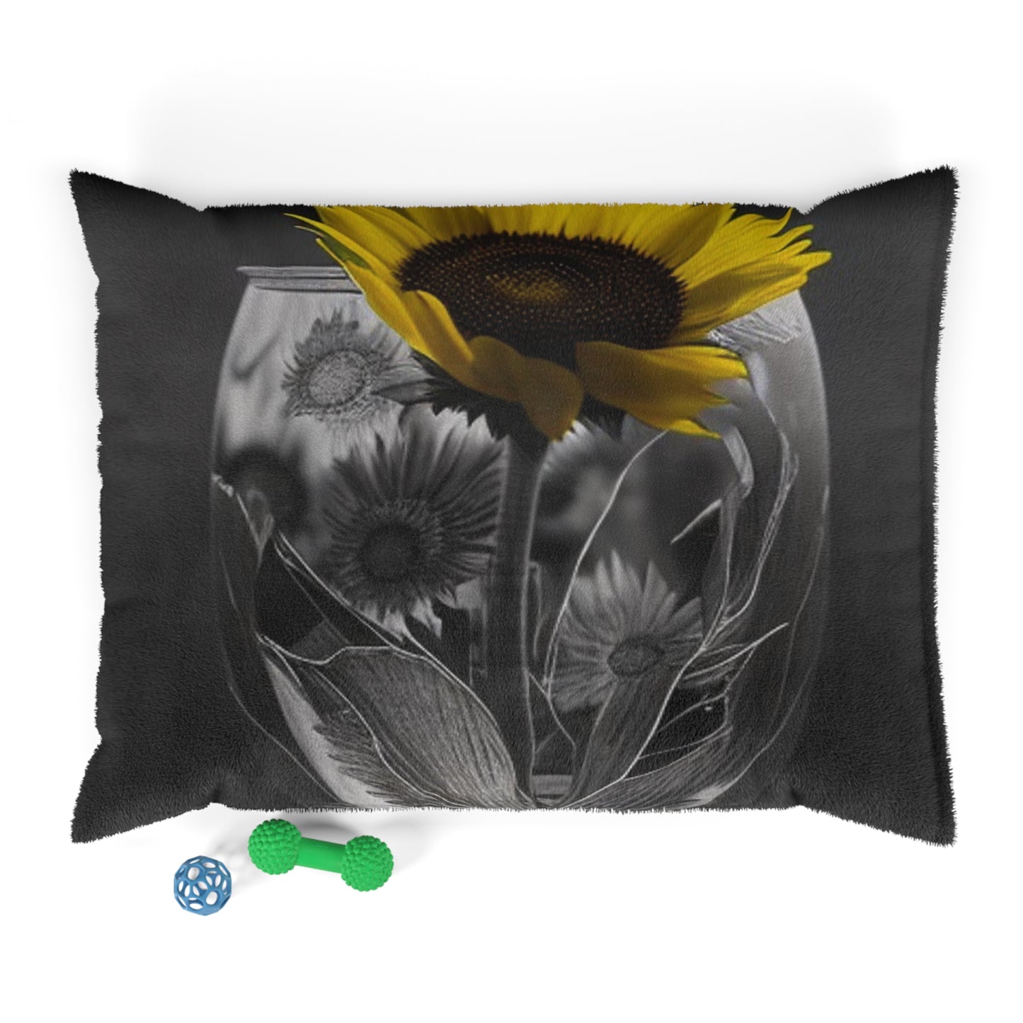 Pet Bed Yellw Sunflower in a vase 1