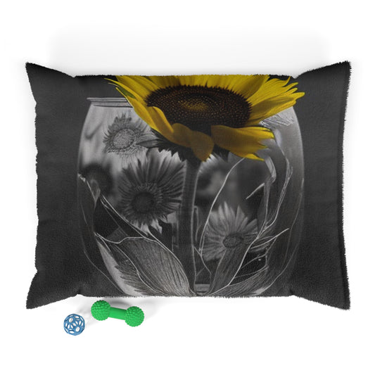 Pet Bed Yellw Sunflower in a vase 1