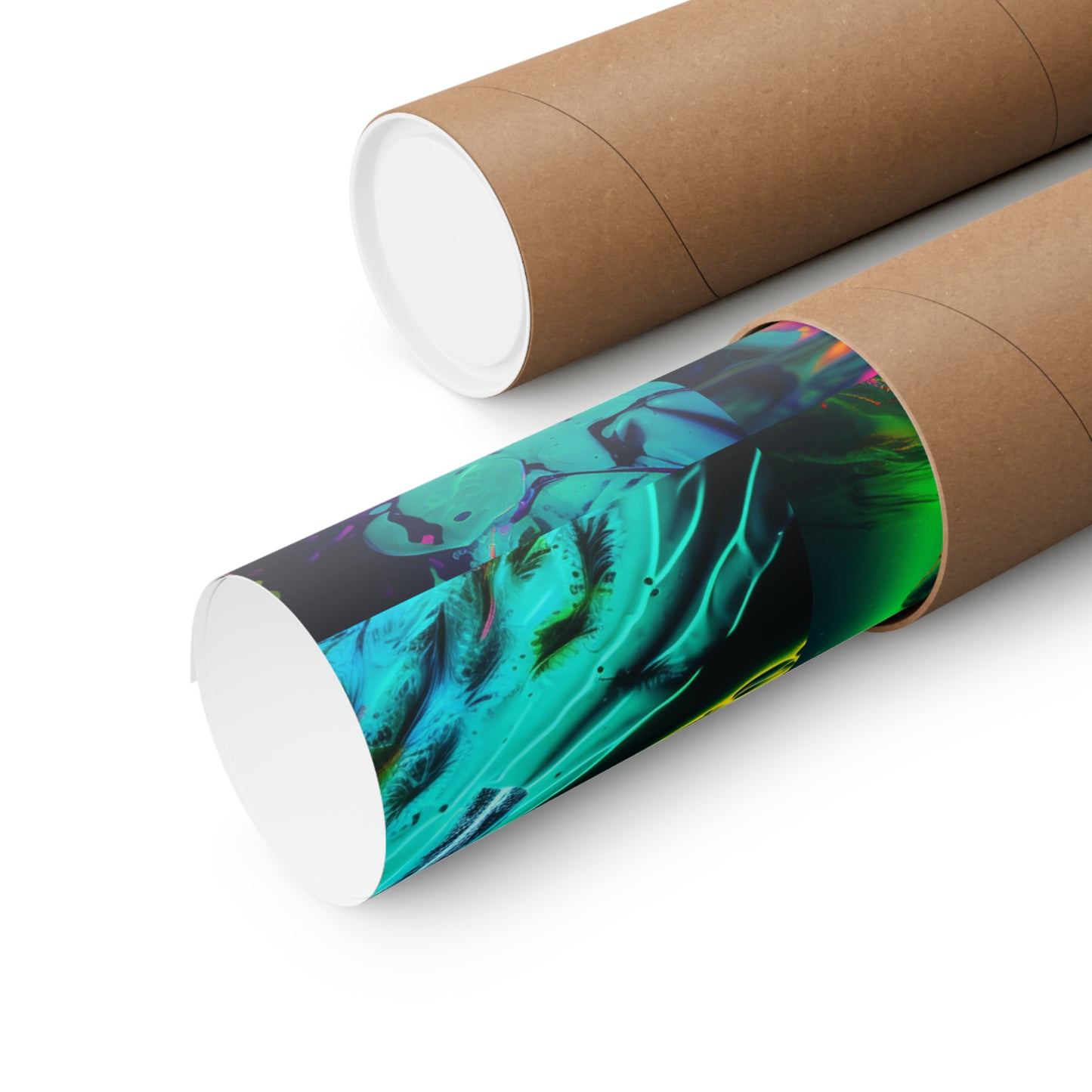 Premium Matte Vertical Posters Florescent Glow 5