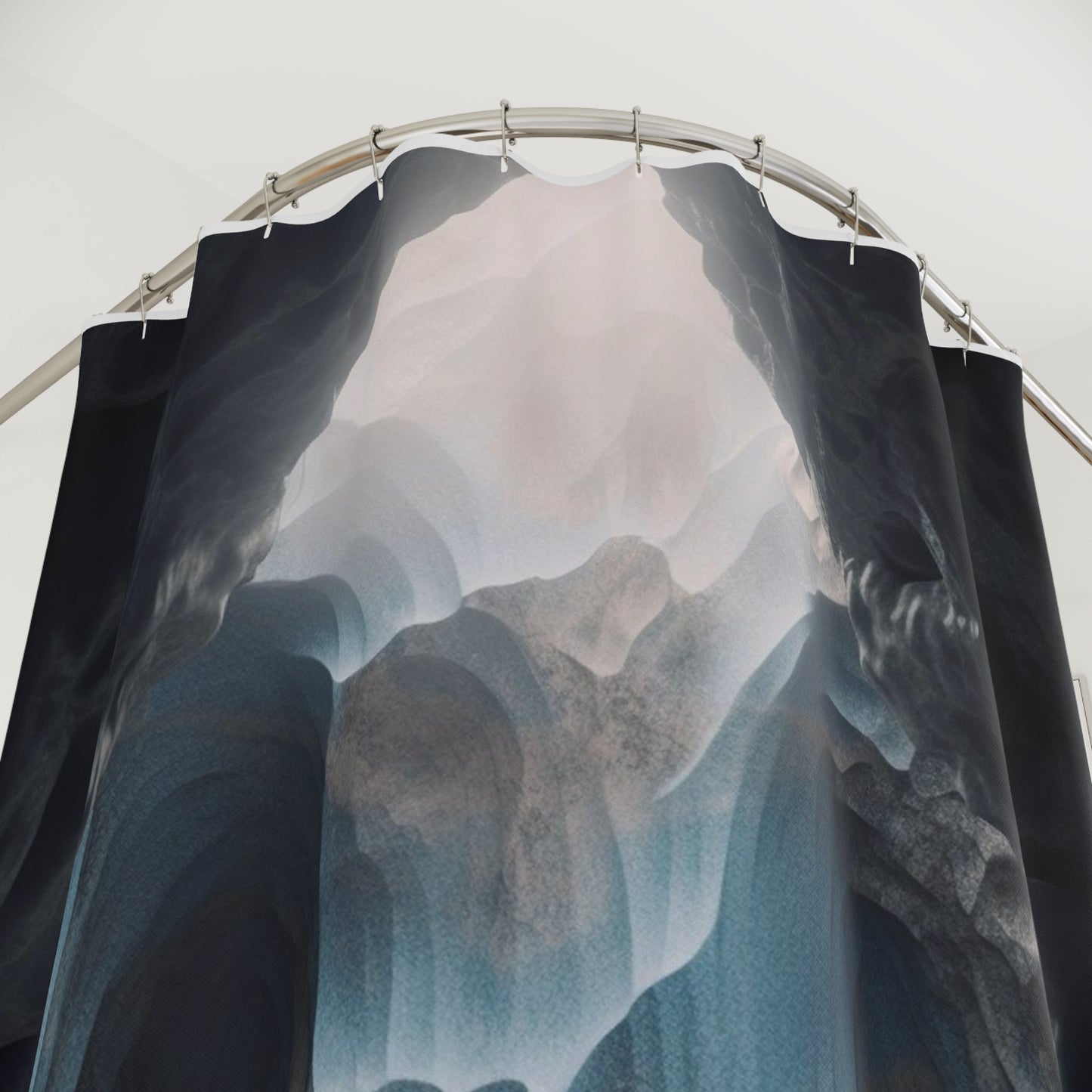 Polyester Shower Curtain Bugatti Real Look 2