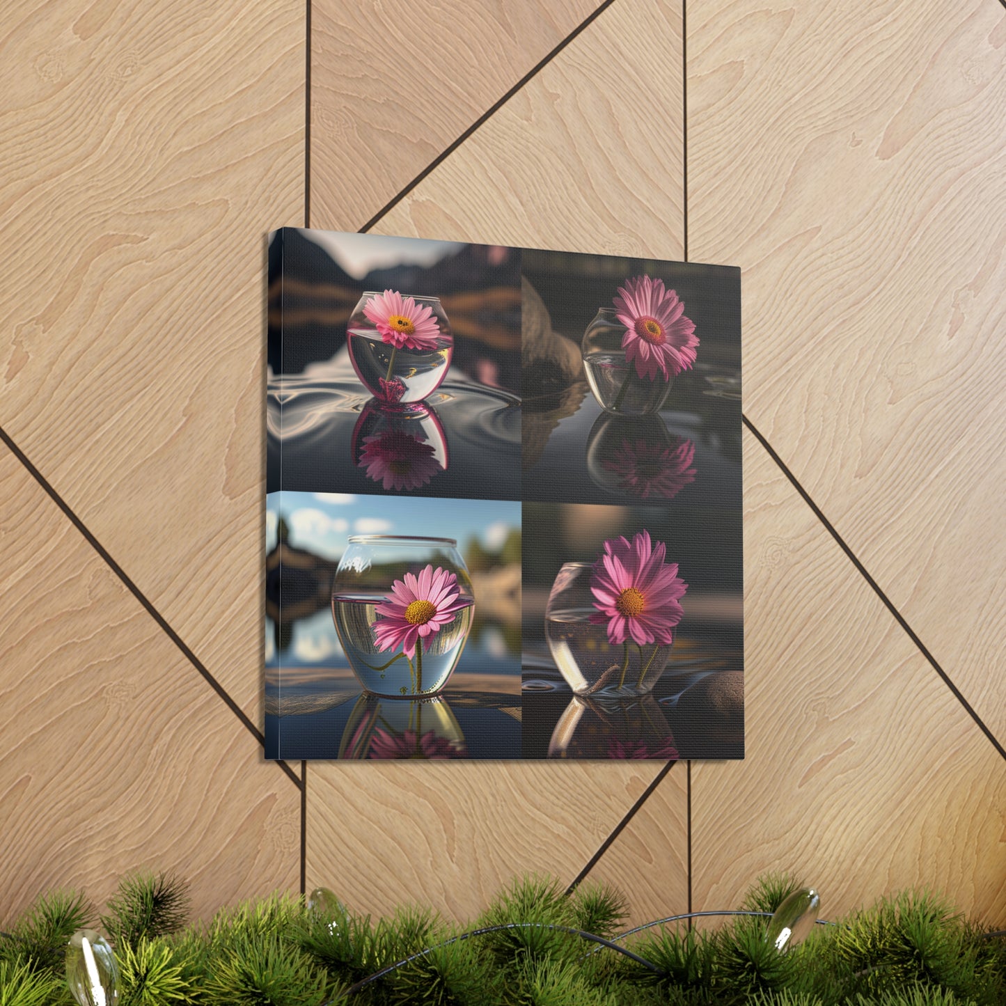 Canvas Gallery Wraps Pink Daisy 5