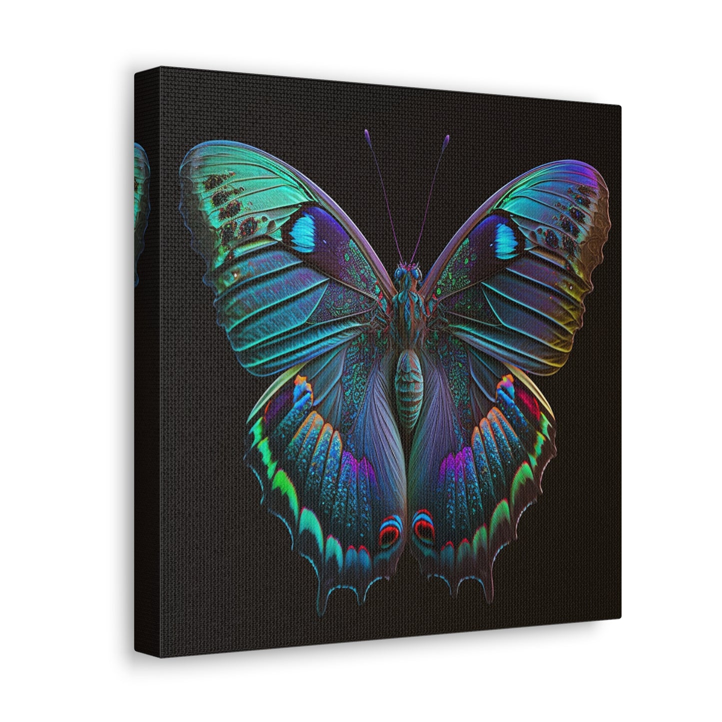 Canvas Gallery Wraps Hue Neon Butterfly 4