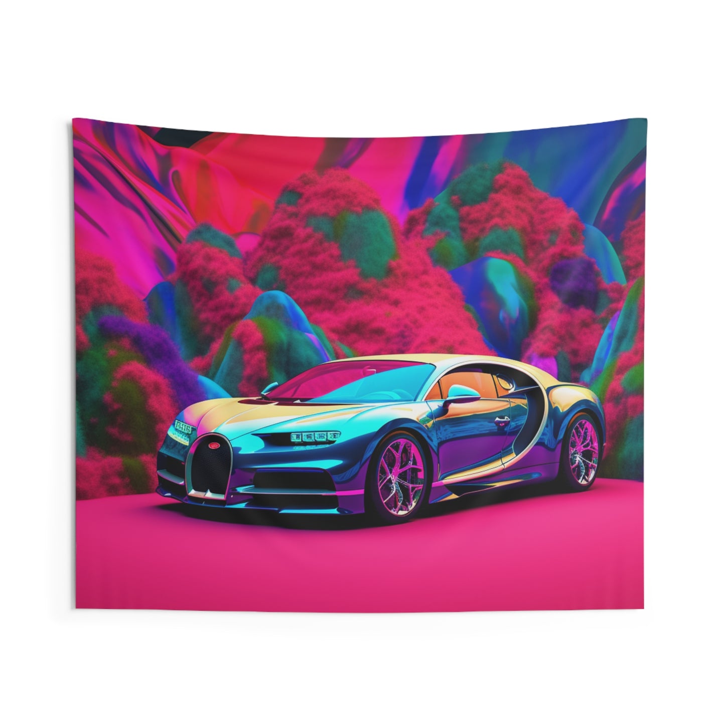 Indoor Wall Tapestries Florescent Bugatti Flair 4