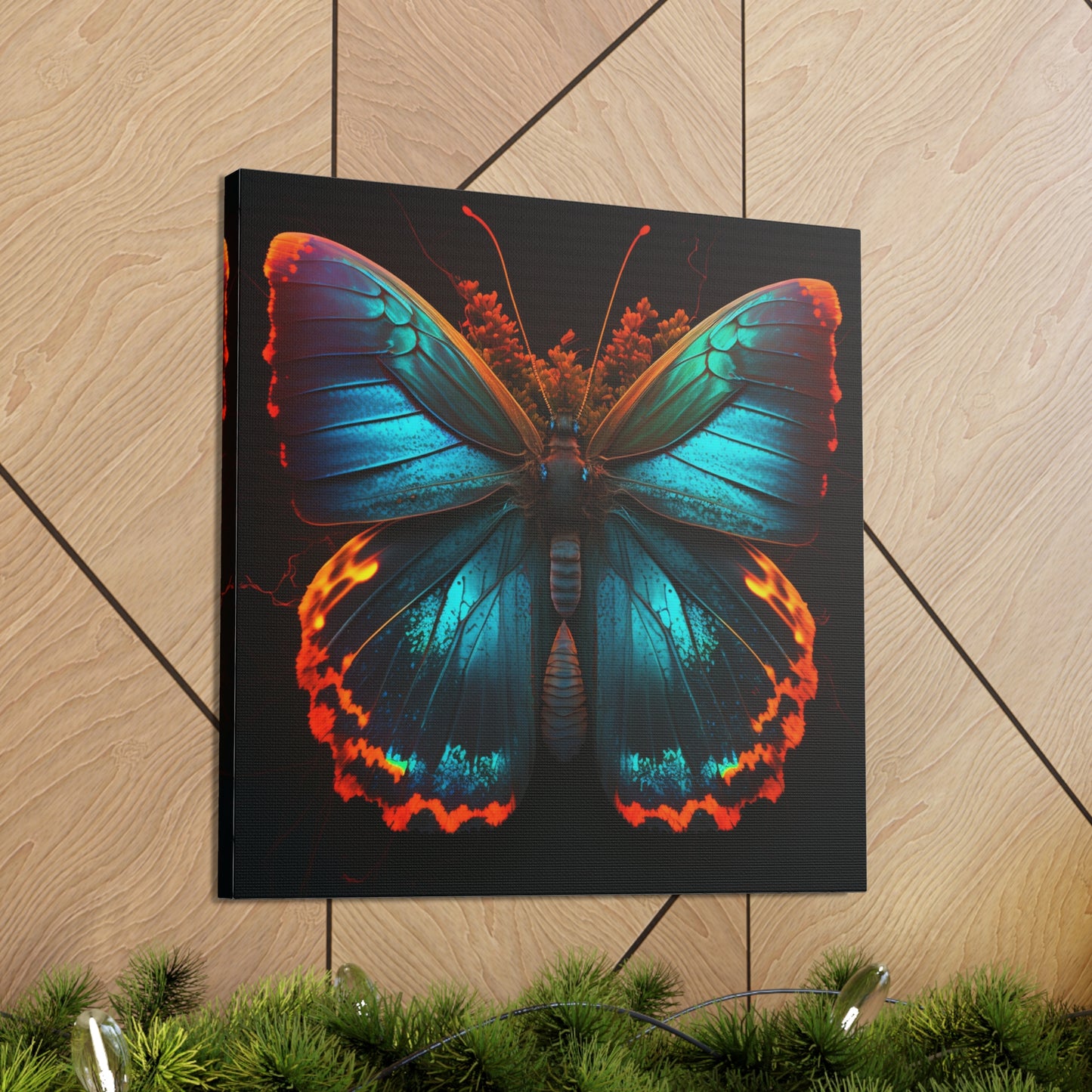 Canvas Gallery Wraps Neon Butterfly Flair 3