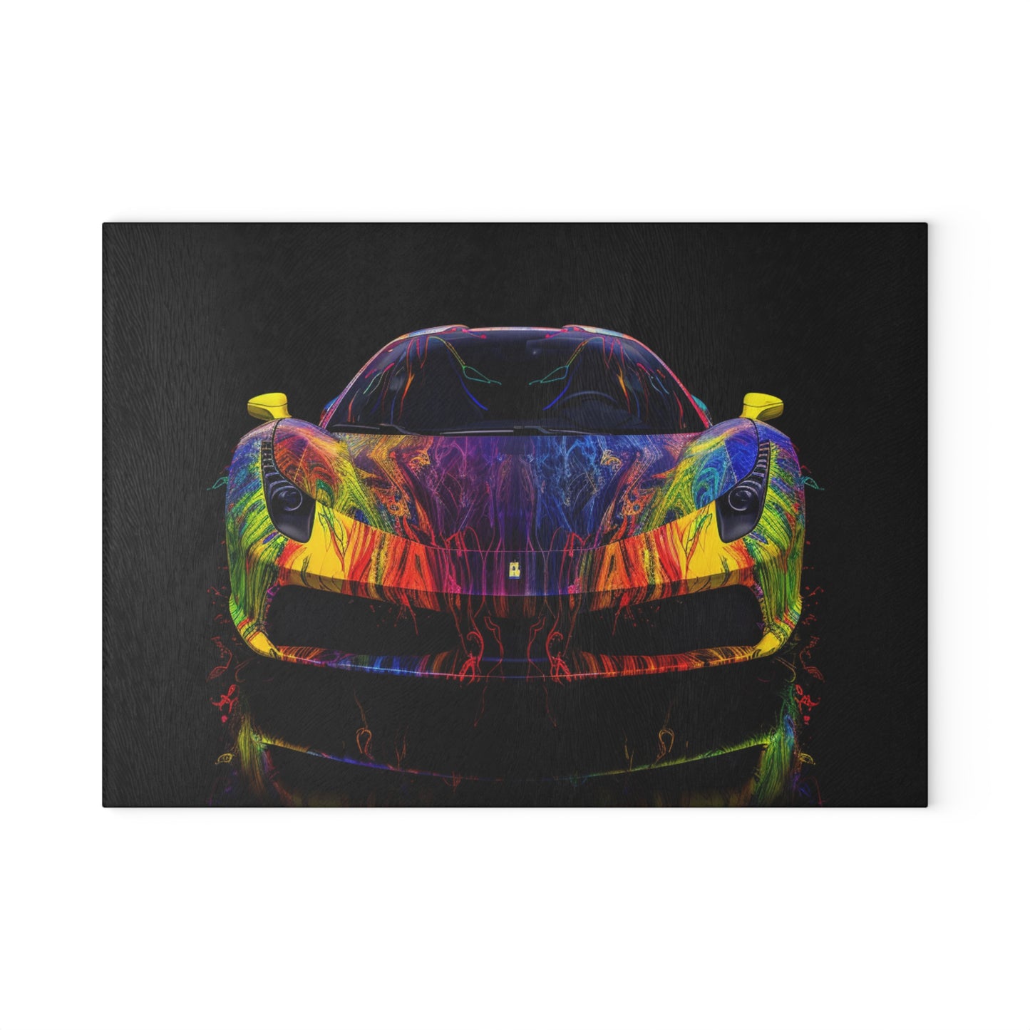 Glass Cutting Board Ferrari Color 2