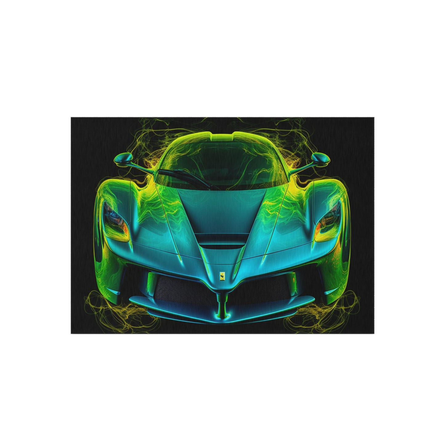 Outdoor Rug  Ferrari Neon 2