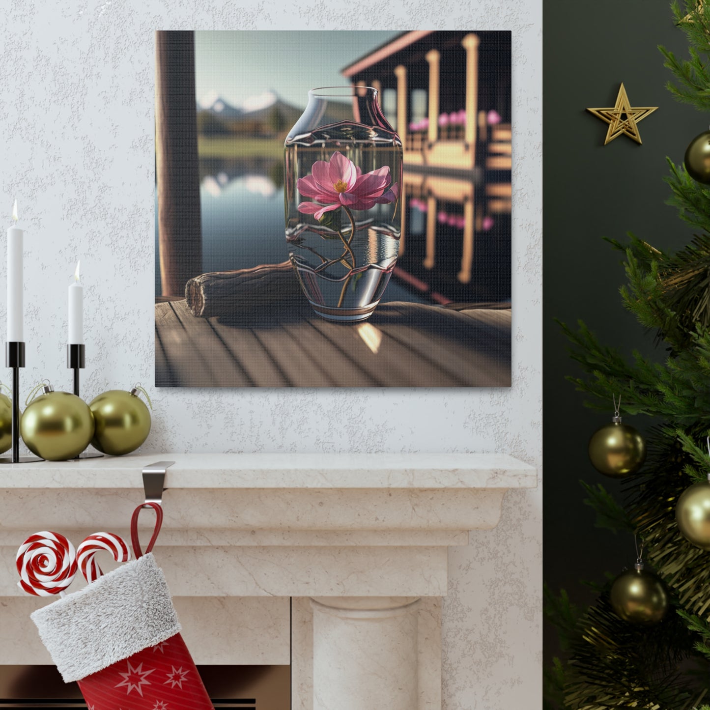 Canvas Gallery Wraps Pink Magnolia 1