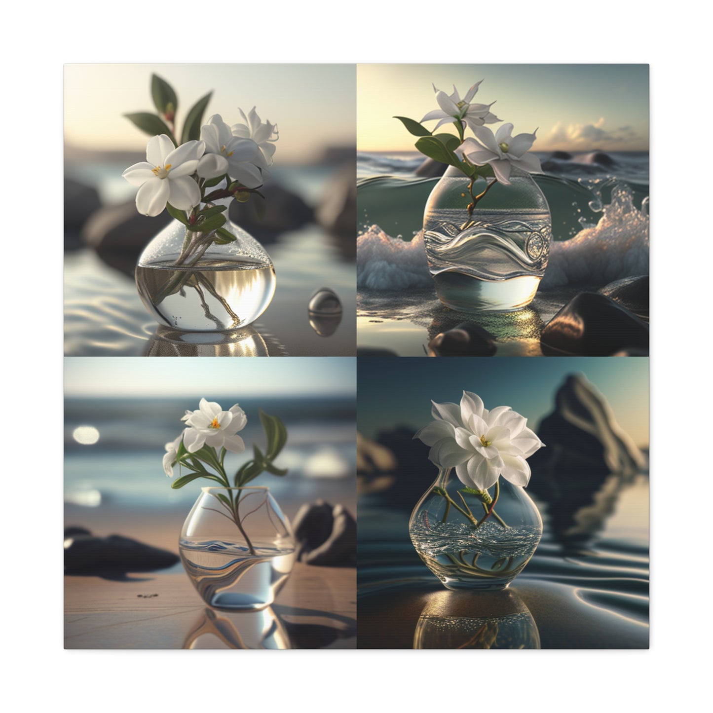 Canvas Gallery Wraps Jasmine glass vase 5