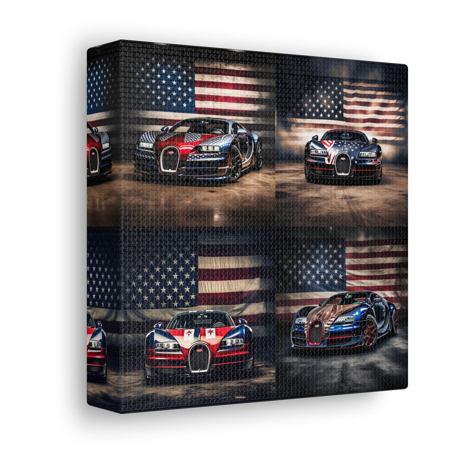 Canvas Gallery Wraps Bugatti American Flag 5