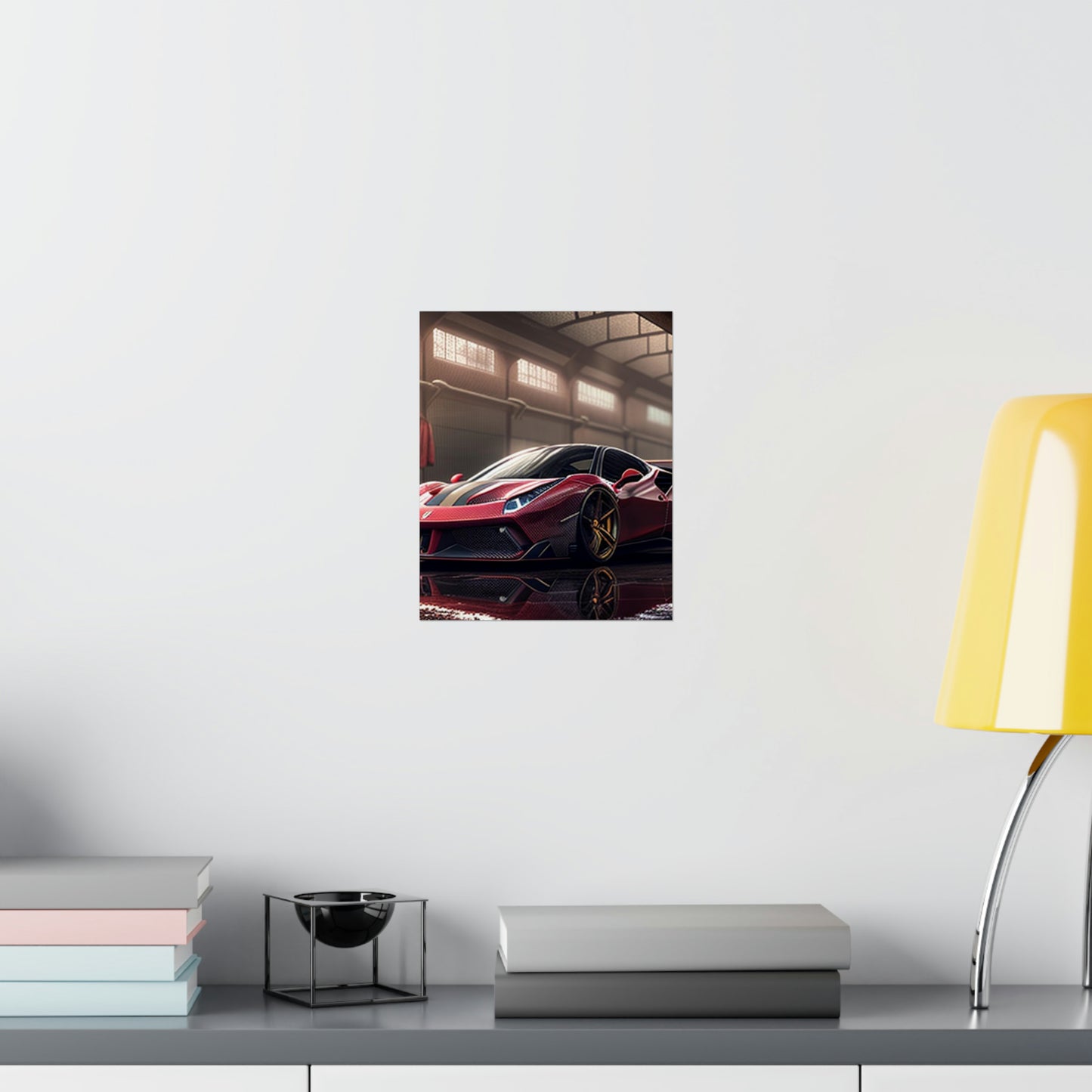 Premium Matte Vertical Posters Ferrari Hyper 4