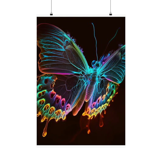 Premium Matte Vertical Posters Thermal Butterfly 2