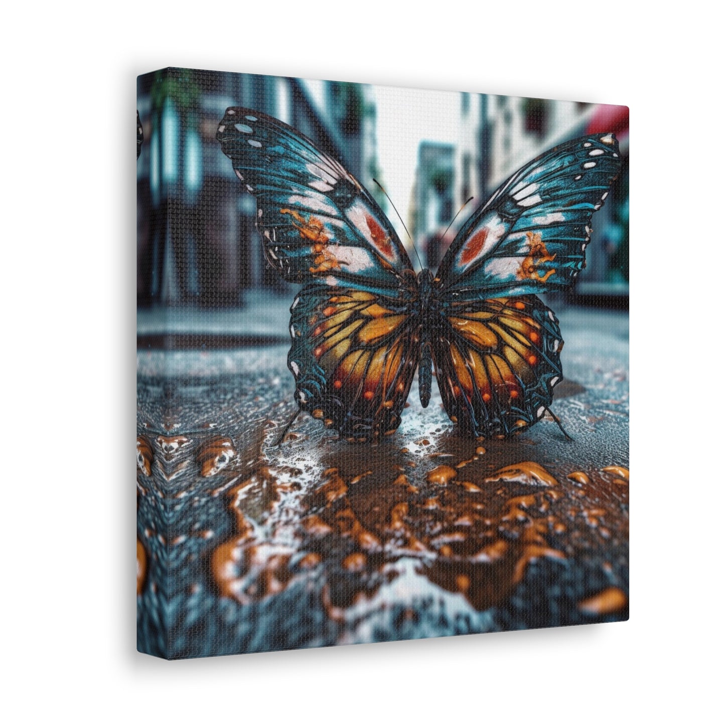 Canvas Gallery Wraps Water Butterfly Street 3