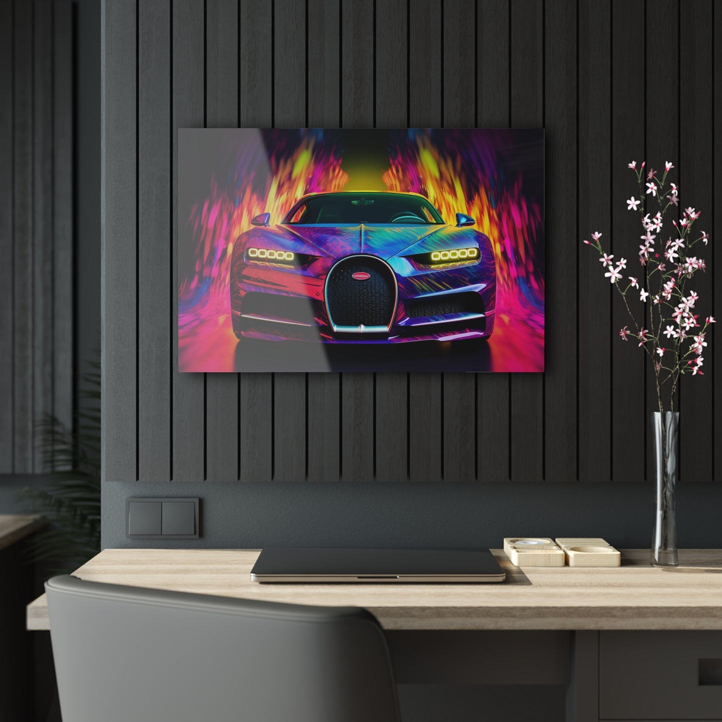 Acrylic Prints Florescent Bugatti Flair 3